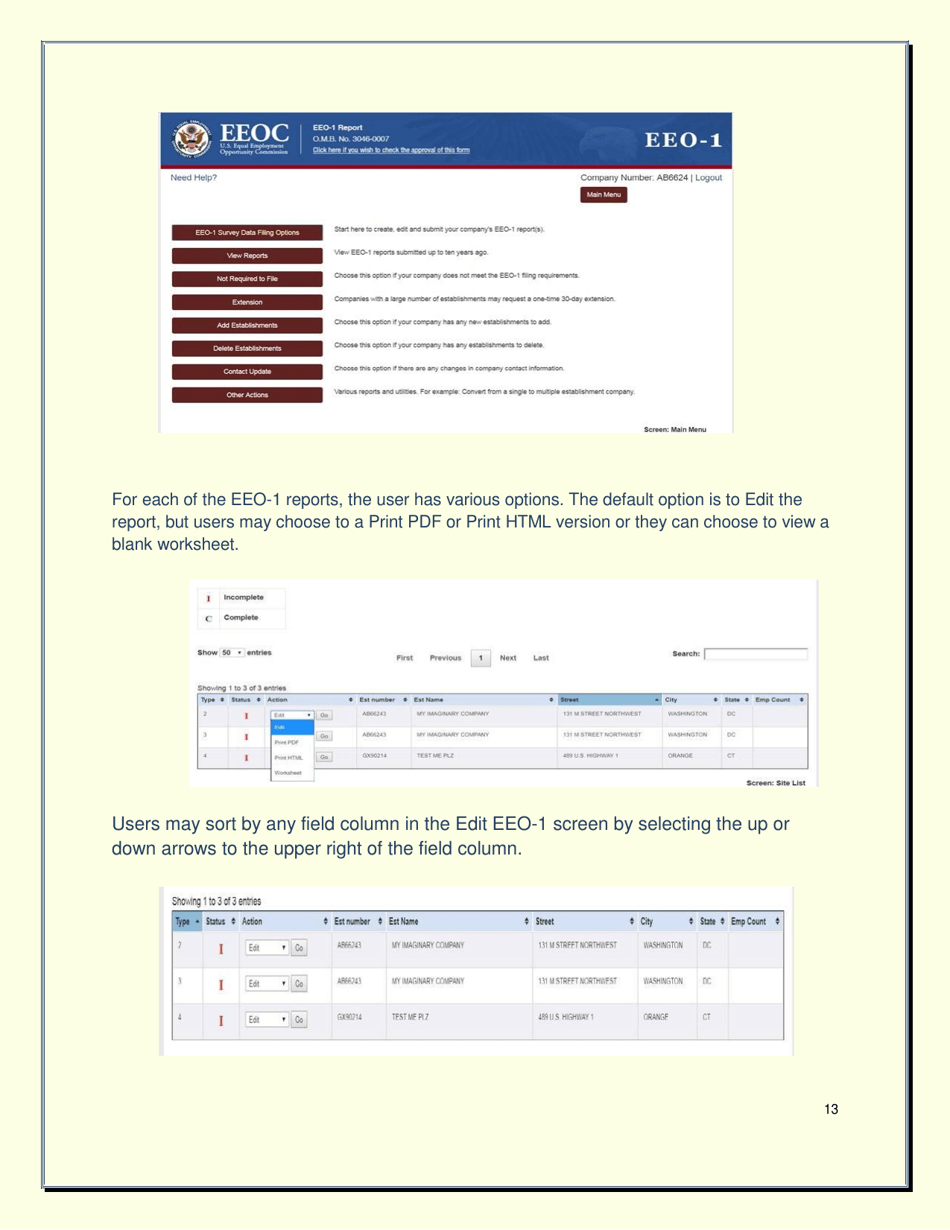 How to File an EEO1 Report Fill Out, Sign Online and Download PDF