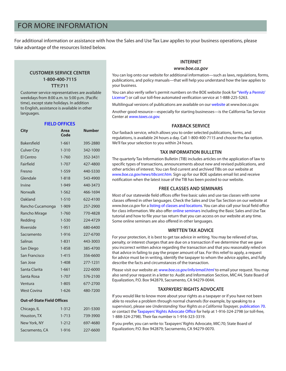 Publication 68 - Tax Tips for Photographer, Photo Finishers, and Film Processing Laboratories - California, Page 31