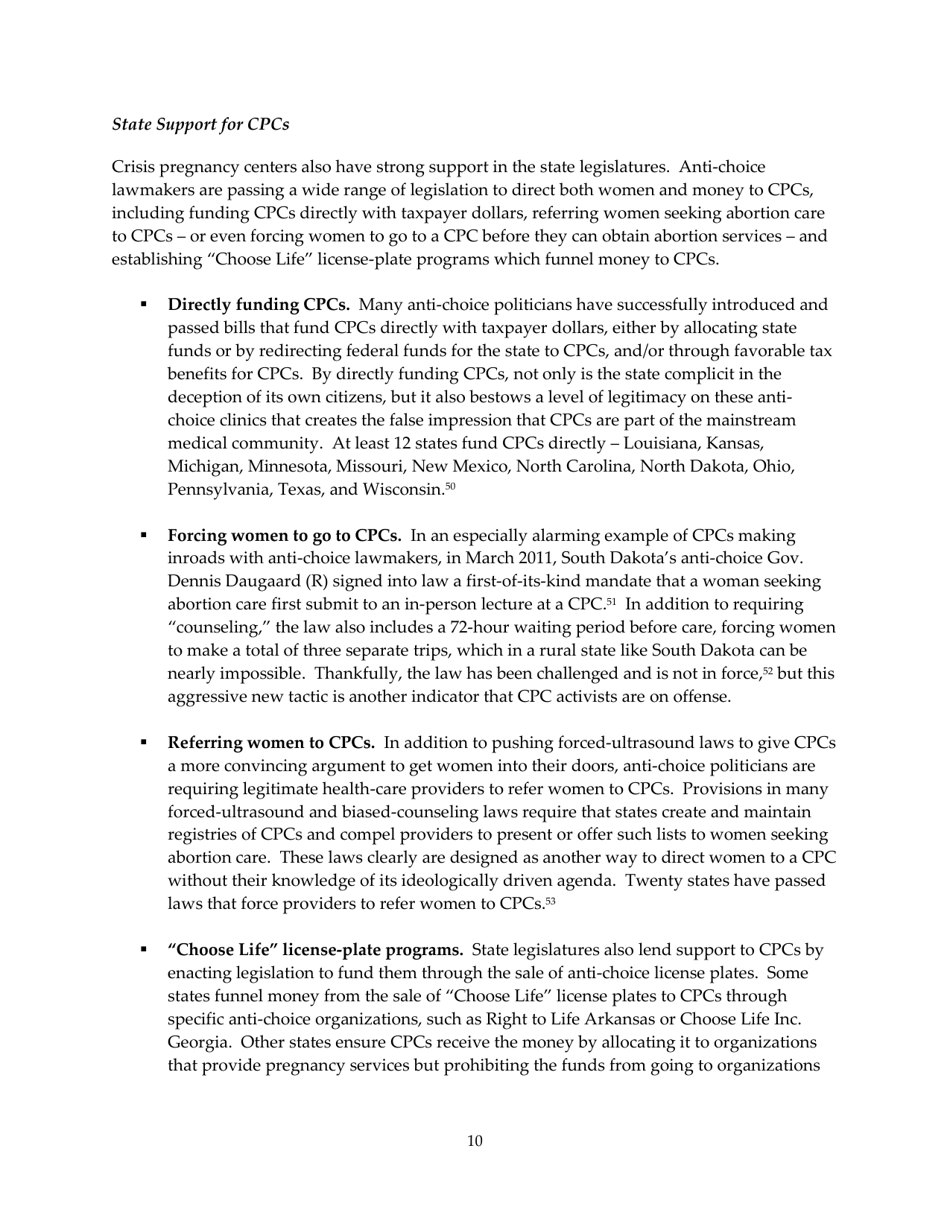 The Truth About Crisis Pregnancy Centers - Naral Pro-Choice America, Page 10