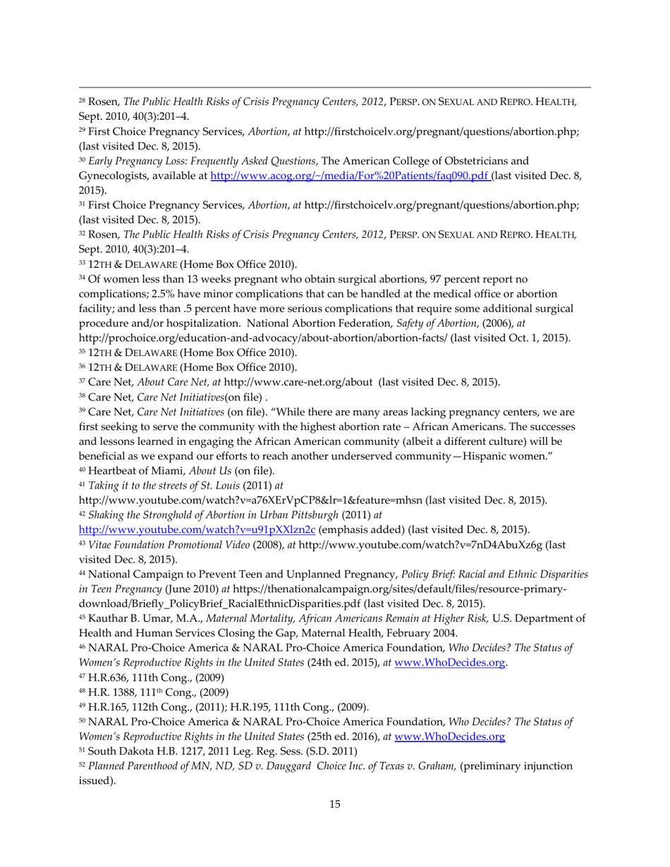 The Truth About Crisis Pregnancy Centers - Naral Pro-Choice America, Page 15
