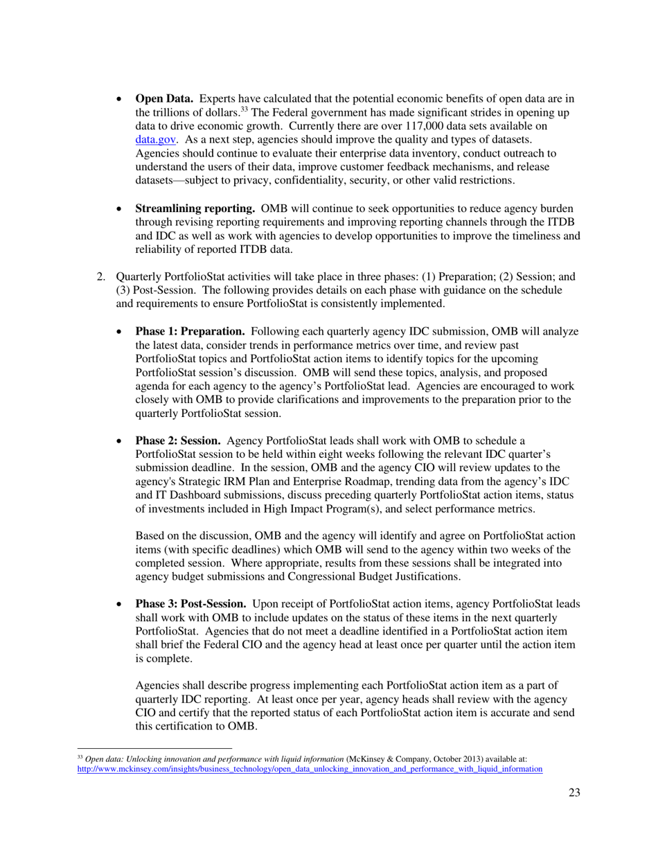 M-15-14 - Memorandum for Heads of Executive Departments and Agencies (Management and Oversight of Federal Information Technology), Page 23