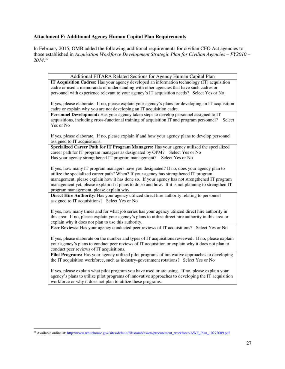 M-15-14 - Memorandum for Heads of Executive Departments and Agencies (Management and Oversight of Federal Information Technology), Page 27