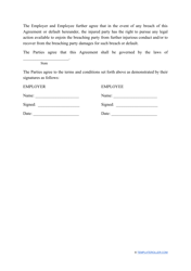 &quot;Employment Termination Agreement Template&quot;, Page 3