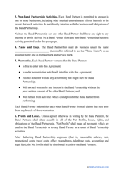 Band Partnership Agreement Template, Page 2