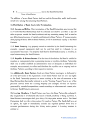 Band Partnership Agreement Template, Page 6