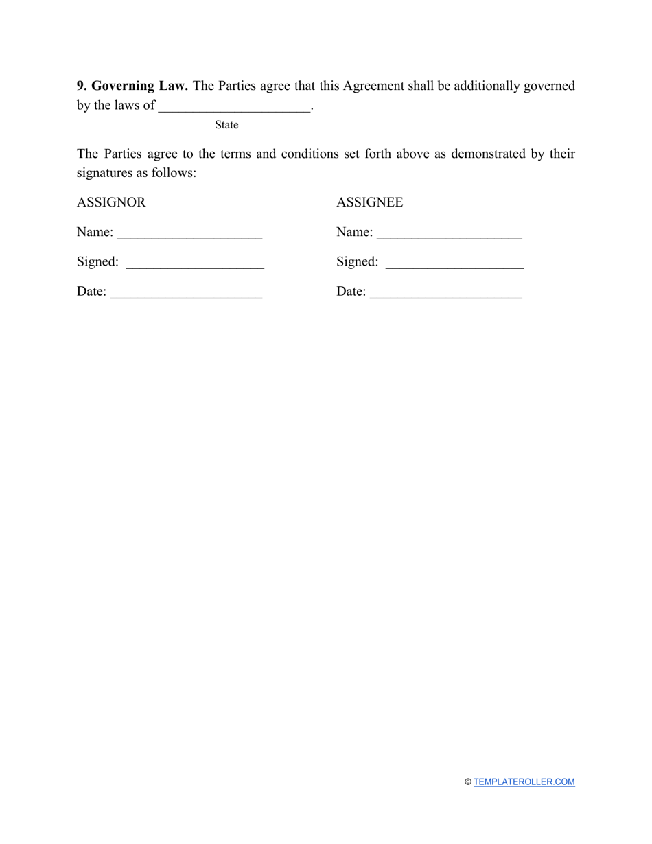 Trademark Assignment Agreement Template Fill Out Sign Online And Download Pdf Templateroller 1218