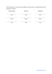 Offer to Buy a Business Template, Page 4