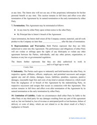 Internship Agreement Template, Page 3
