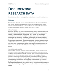 Research Data Management - National Information Standards Organization (Niso), Page 11