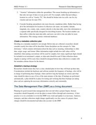 Research Data Management - National Information Standards Organization (Niso), Page 9