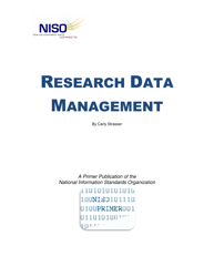Document preview: Research Data Management - National Information Standards Organization (Niso)