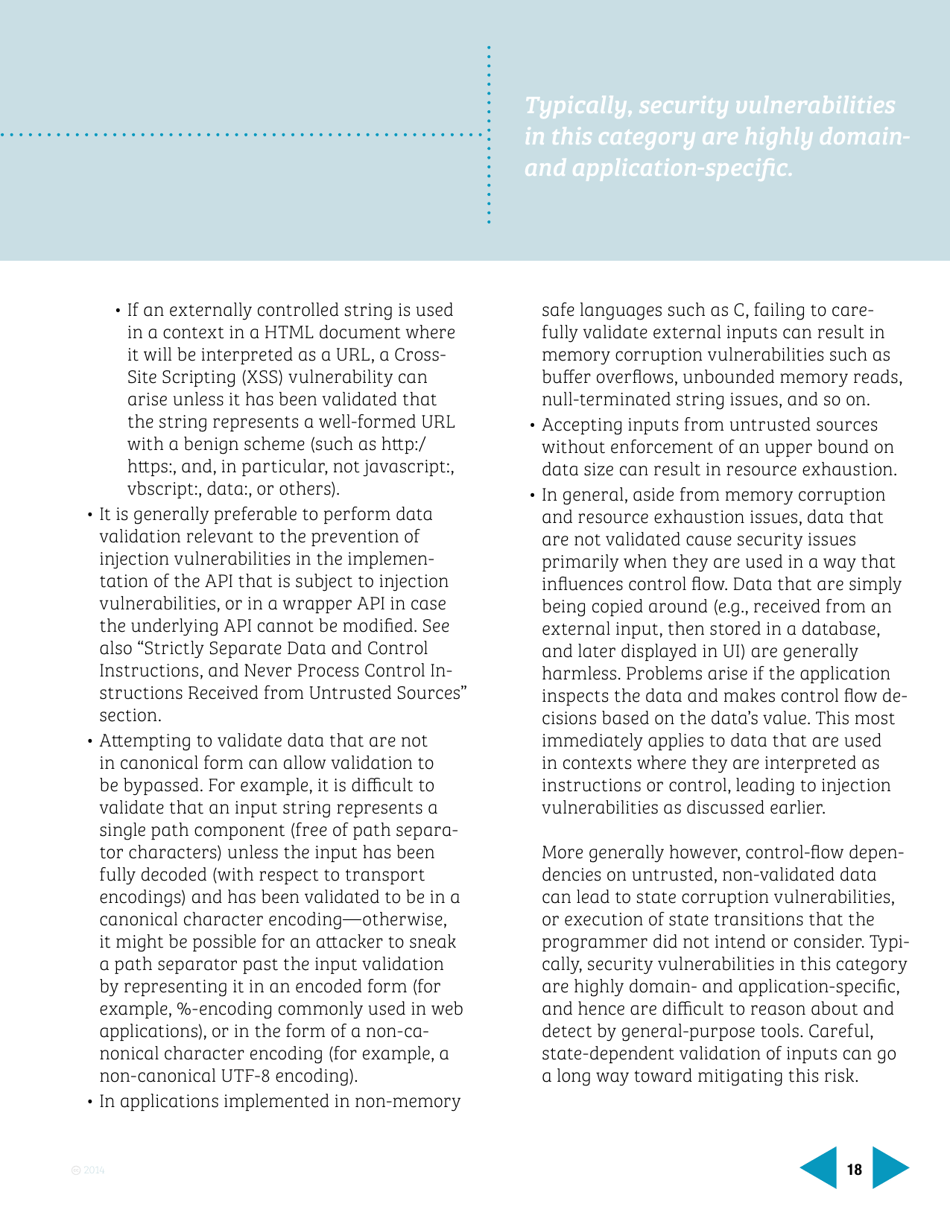 Avoiding the Top 10 Software Security Design Flaws - Ieee Center for Secure Design, Page 18