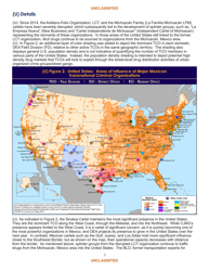 Form DEA-DCT-DIR-065-15 United States: Areas of Influence of Major Mexican Transnational Criminal Organizations, Page 3