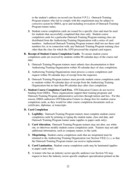 Outreach Training Program Requirements, Page 26