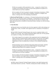 Outreach Training Program Requirements, Page 14