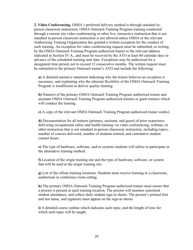 Outreach Training Program Requirements, Page 26