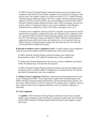 Outreach Training Program Requirements, Page 33
