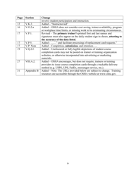 Outreach Training Program Requirements, Page 6