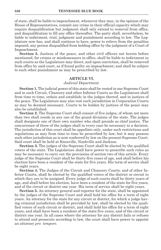 Tennessee Blue Book - Constitution of the State of Tennessee - Tennessee, Page 15