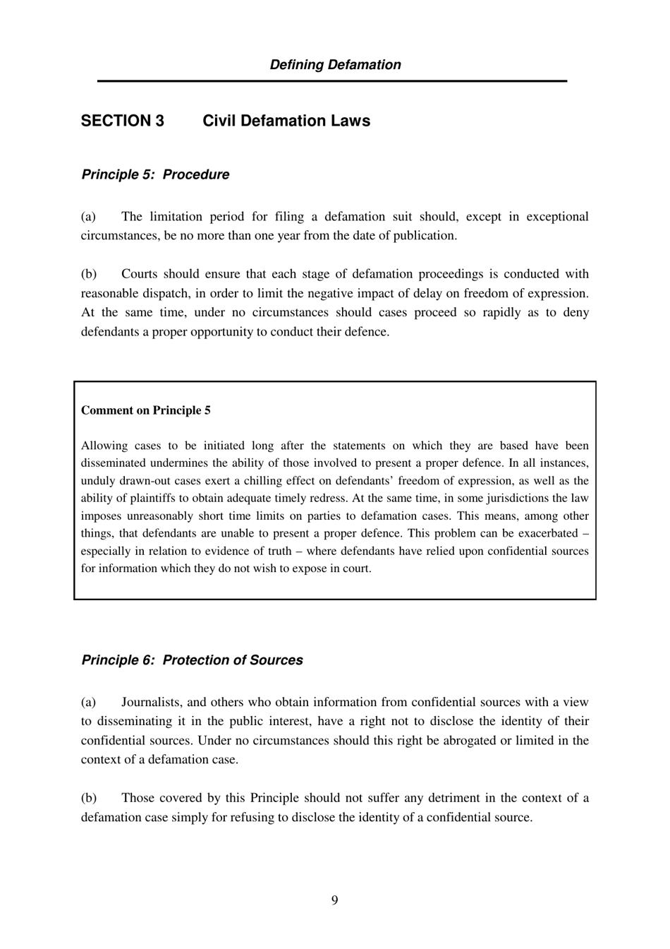 Defining Defamation: Principles on Freedom of Expression and Protection of Reputation - Article 19, Page 15
