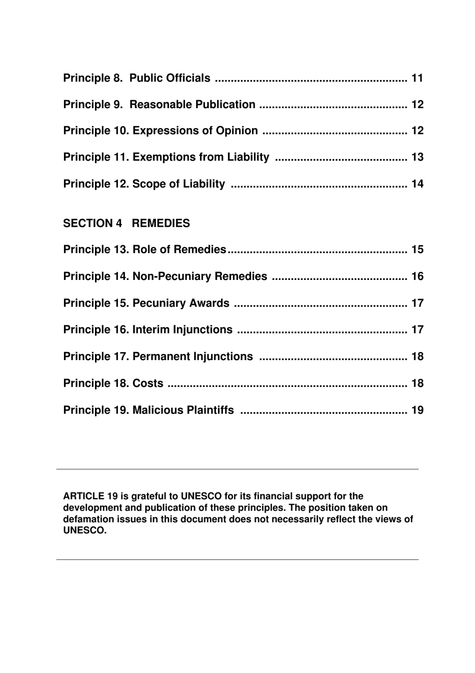 Defining Defamation: Principles on Freedom of Expression and Protection of Reputation - Article 19, Page 6