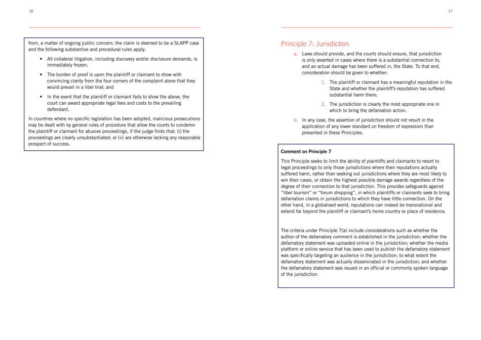Defining Defamation: Principles on Freedom of Expression and Protection of Reputation - Article 19, Page 10