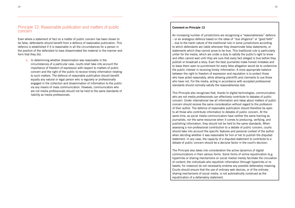 Defining Defamation: Principles on Freedom of Expression and Protection of Reputation - Article 19, Page 14