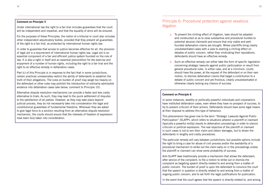 Defining Defamation: Principles on Freedom of Expression and Protection of Reputation - Article 19, Page 9
