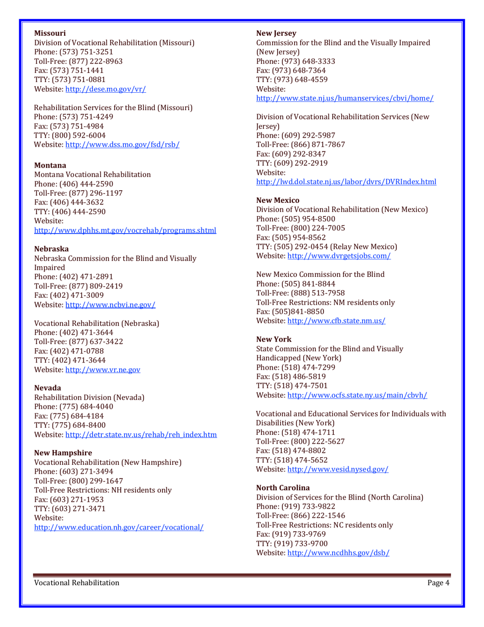 State Vocational Rehabilitation Agency, Page 4