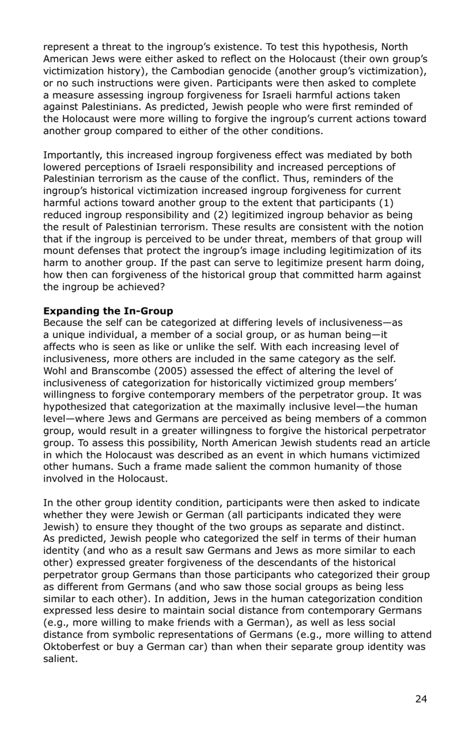 Forgiveness: a Sampling of Research Results - American Psychological Association, Page 25