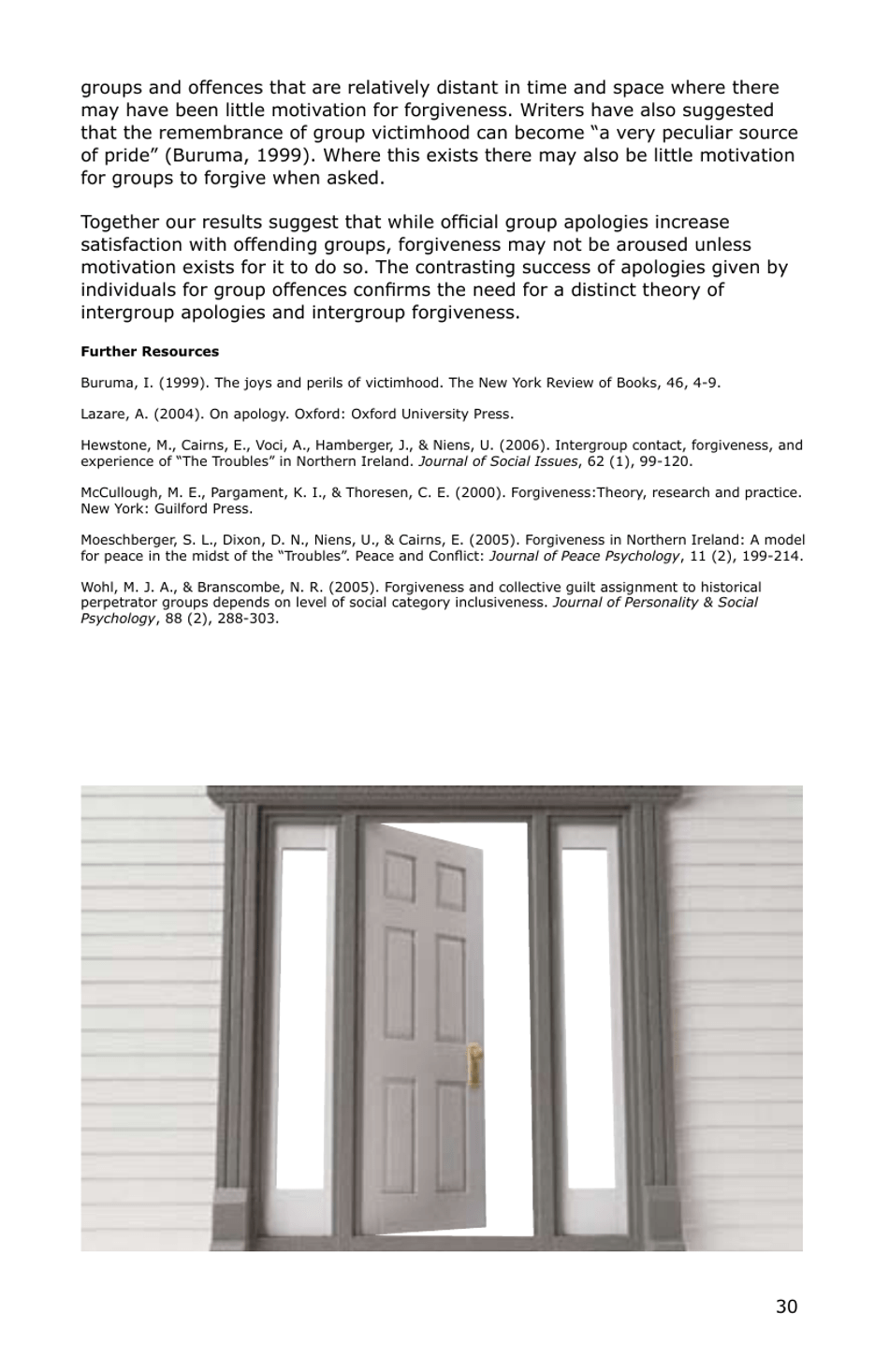 Forgiveness: a Sampling of Research Results - American Psychological Association, Page 31