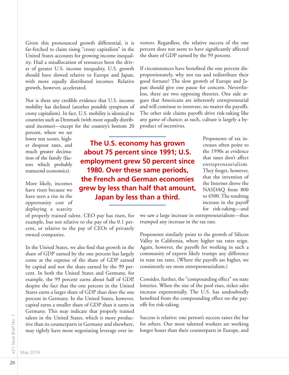 Income Inequality in America Fact and Fiction - E21 Issue Brief, Page 32