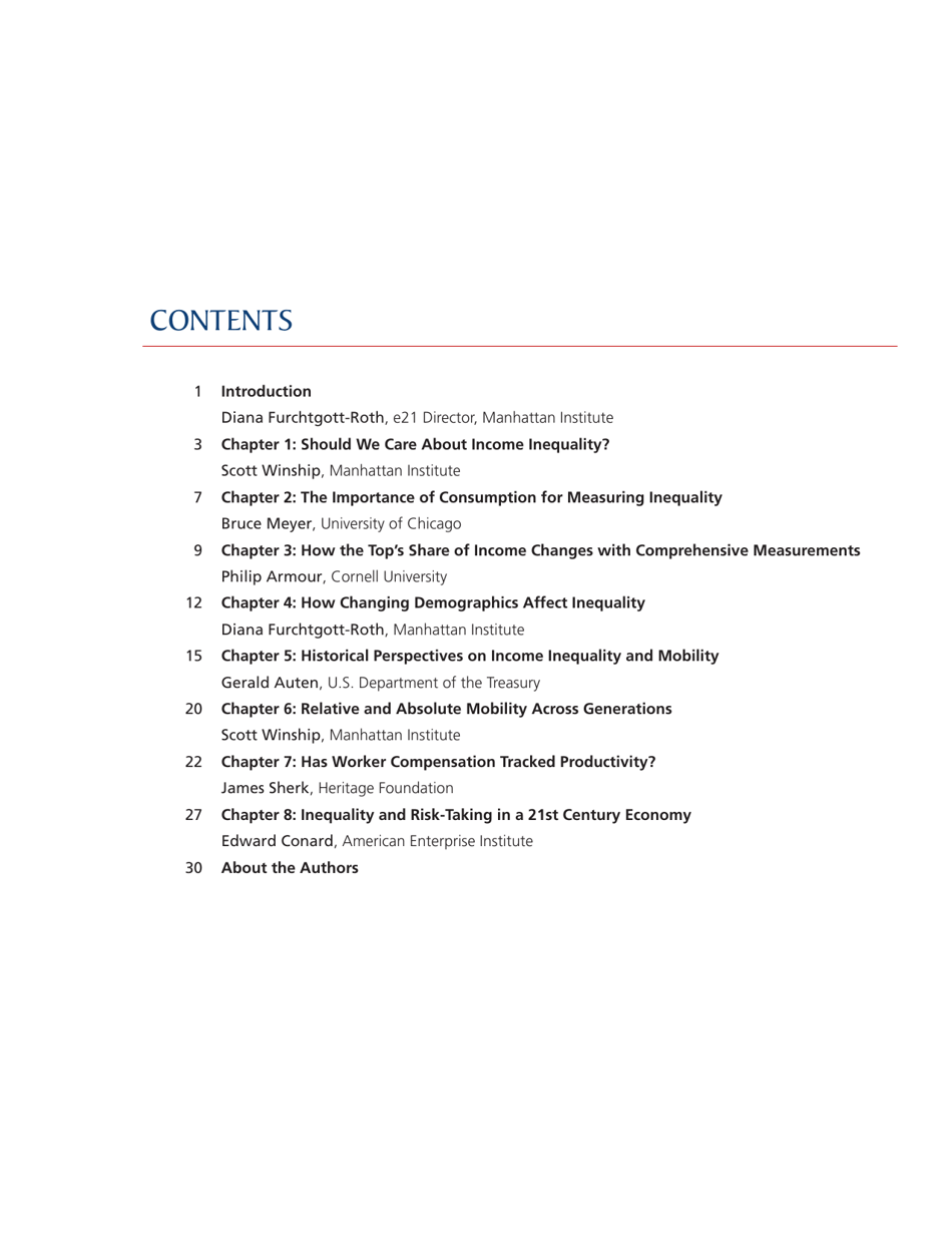 Income Inequality in America Fact and Fiction - E21 Issue Brief, Page 3