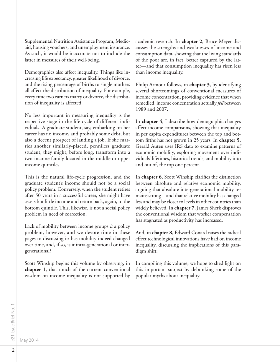 Income Inequality in America Fact and Fiction - E21 Issue Brief, Page 6