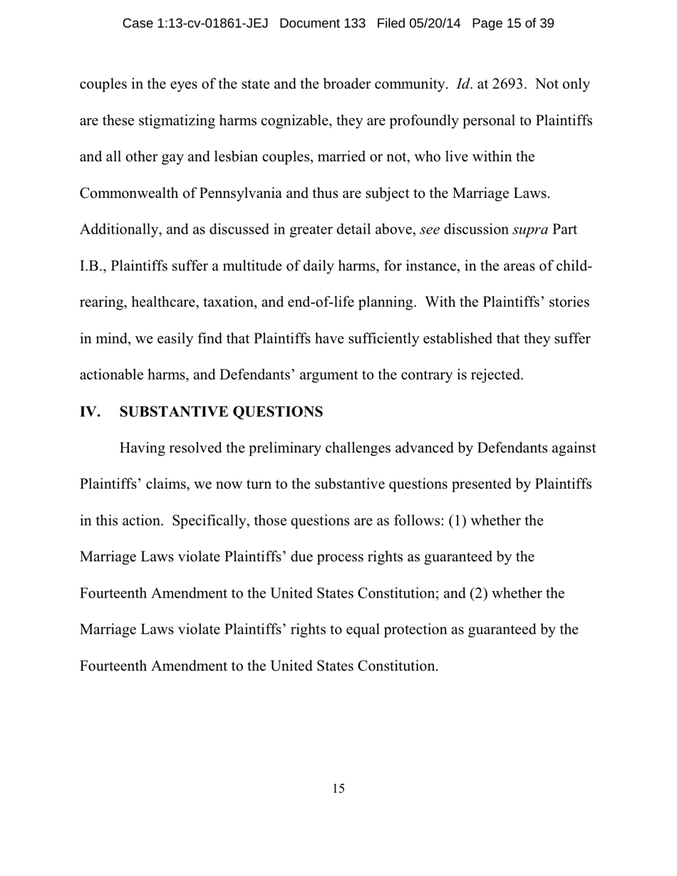 Document 133 - Memorandum Opinion (Case 1:13-cv-01861-jej) - Pennsylvania, Page 15