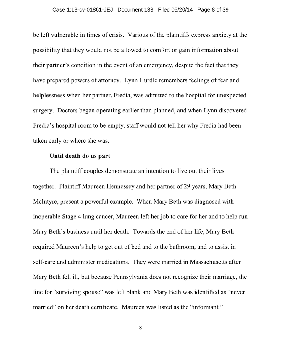 Document 133 - Memorandum Opinion (Case 1:13-cv-01861-jej) - Pennsylvania, Page 8