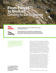 Fuelling a Biomess - Why Burning Trees for Energy Will Harm People, the Climate and Forests - Greenpeace - Canada, Page 26
