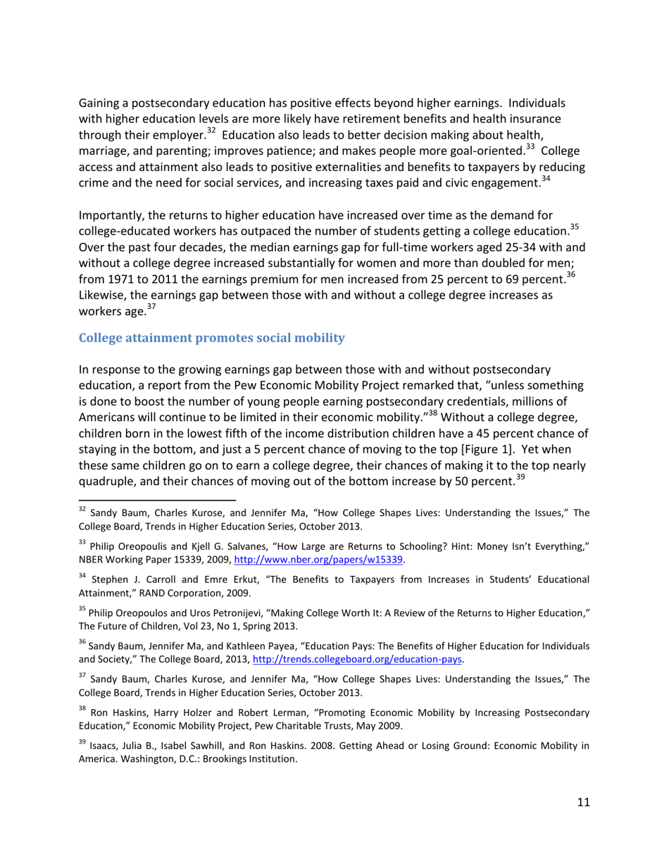 Increasing College Opportunity for Low-Income Students, Page 11