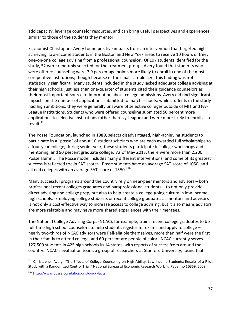 Increasing College Opportunity for Low-Income Students, Page 37