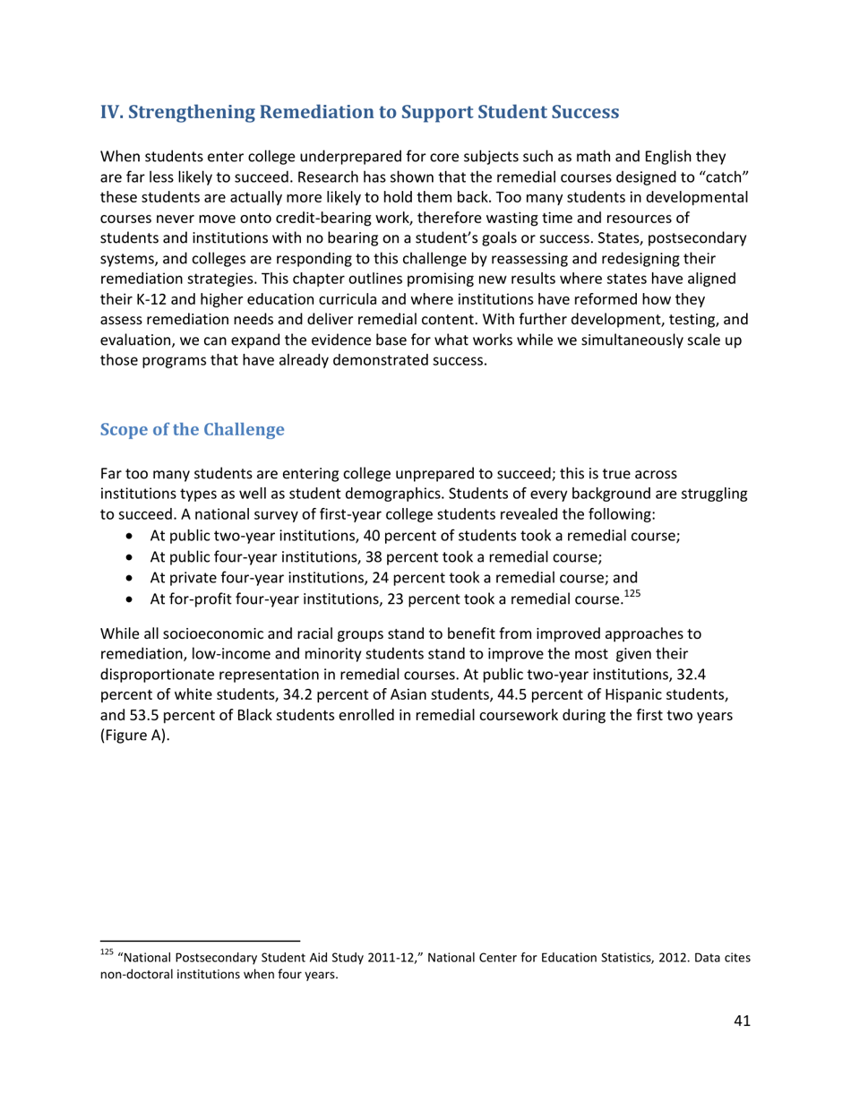 Increasing College Opportunity for Low-Income Students, Page 41