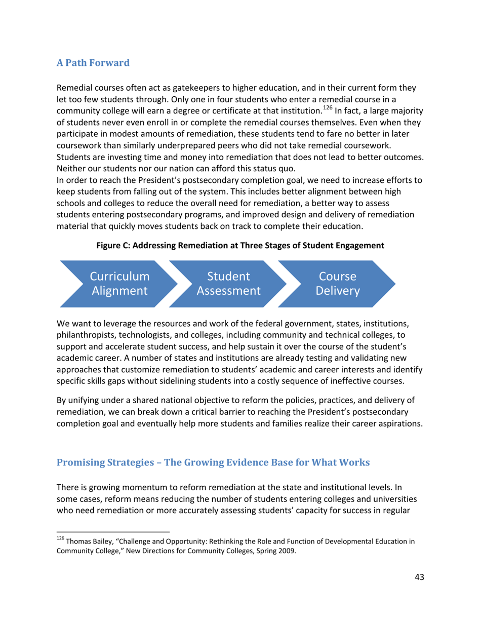 Increasing College Opportunity for Low-Income Students, Page 43