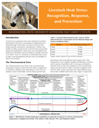 Document preview: Livestock Heat Stress: Recognition, Response, and Prevention - Washington State University Extension Fact Sheet - Washington