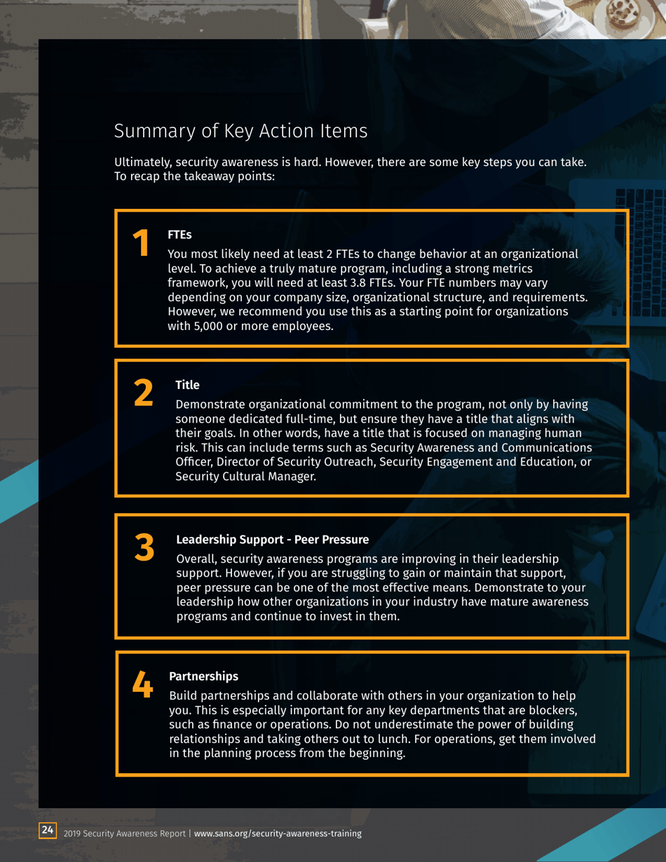 Security Awareness Report: the Rising Era of Awareness Training - Sans, Page 24