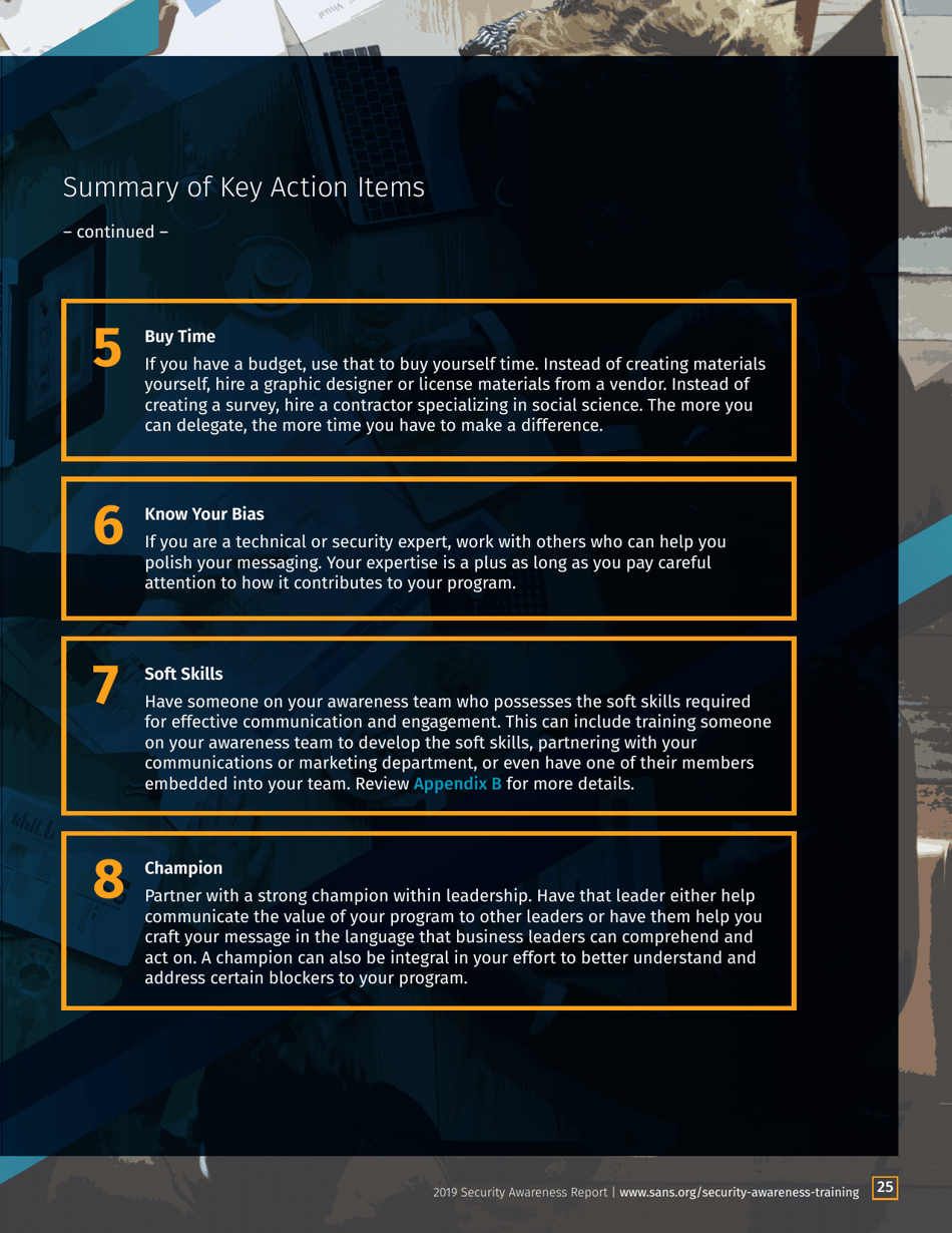 Security Awareness Report: the Rising Era of Awareness Training - Sans, Page 25