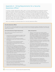 &quot;Security Awareness Report: the Rising Era of Awareness Training - Sans&quot;, Page 26