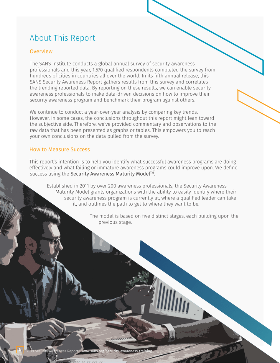 Security Awareness Report: the Rising Era of Awareness Training - Sans, Page 6
