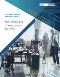 Document preview: Security Awareness Report: the Rising Era of Awareness Training - Sans, 2019