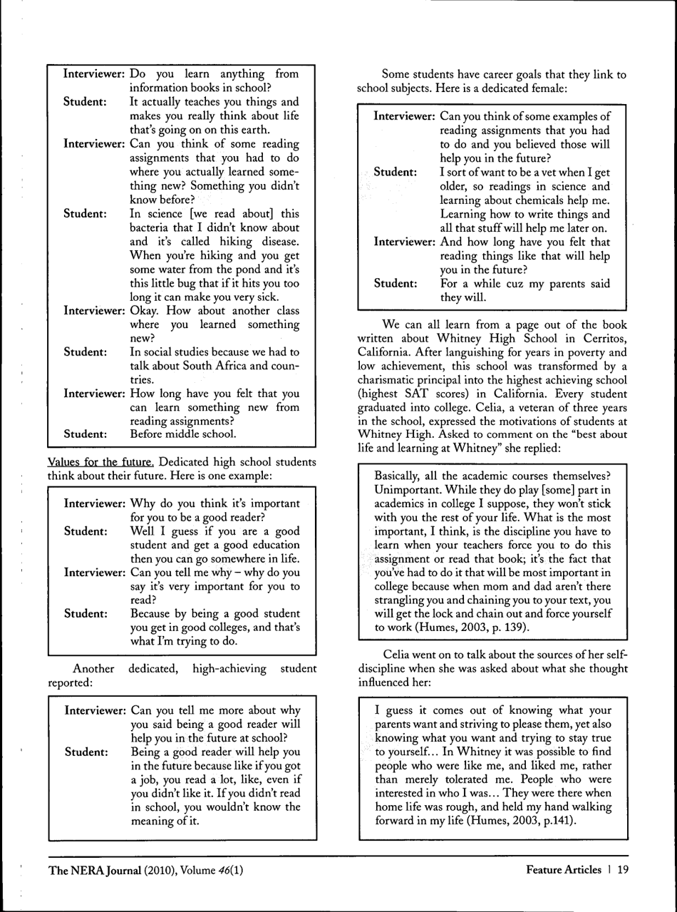 Motivating and Engaging Students in Reading - Jenna Cambria, John T. Guthrie - the Nera Journal - Maryland, Page 4