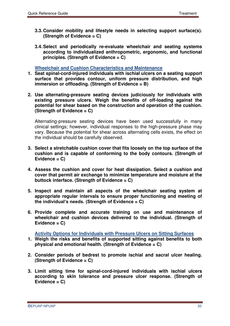 Pressure Ulcer Treatment Quick Reference Guide, Page 23