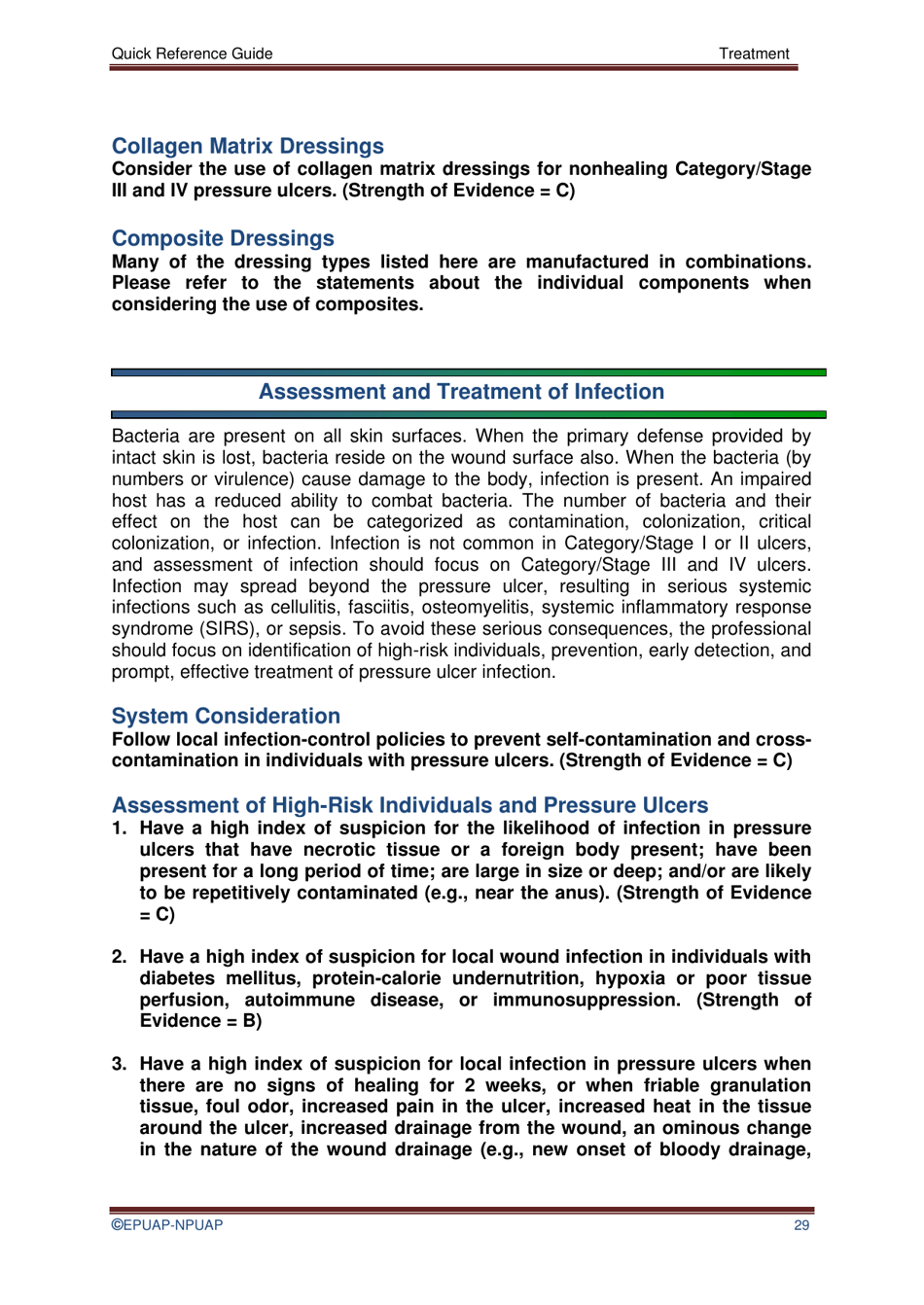 Pressure Ulcer Treatment Quick Reference Guide, Page 32